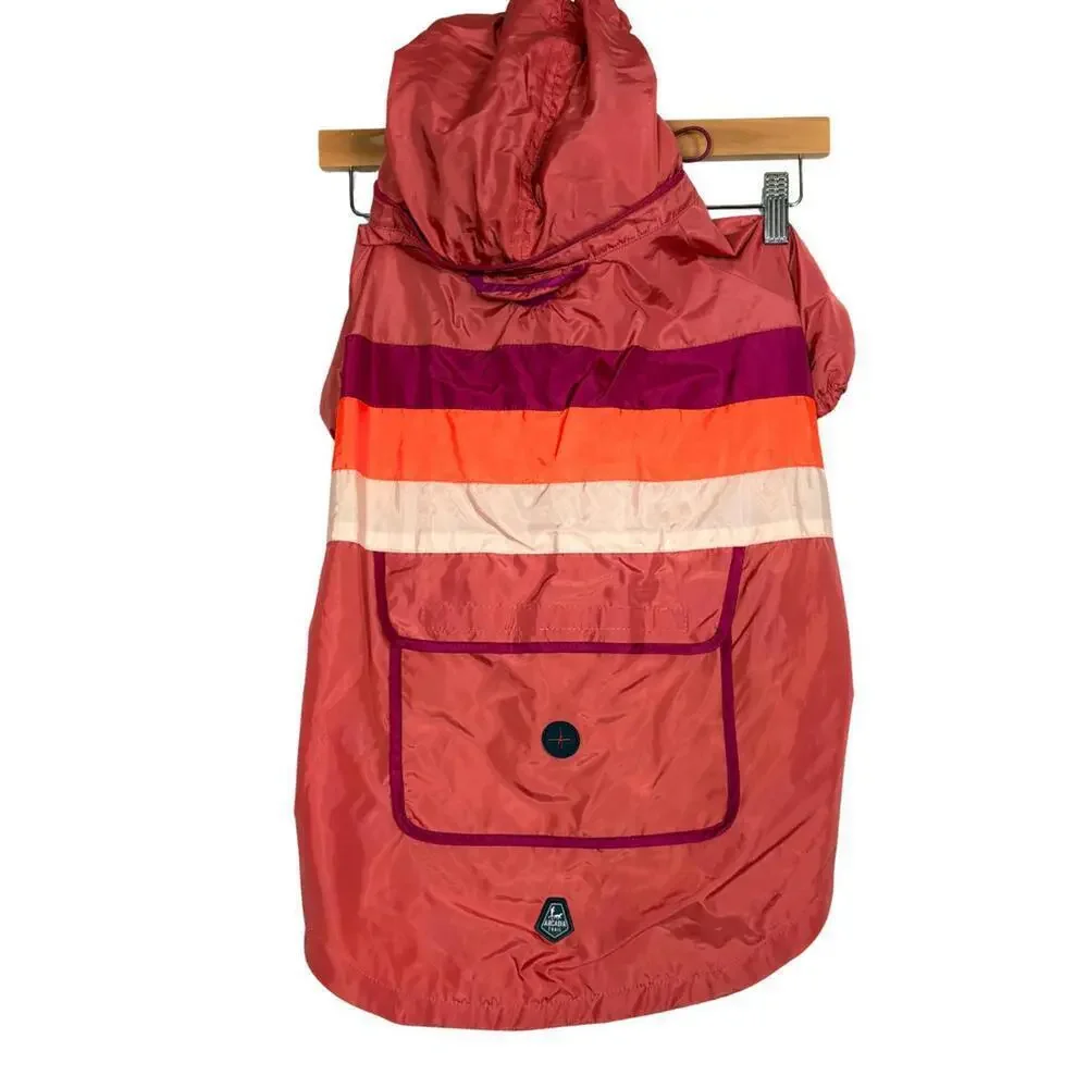 Arcadia Trail Dog Windbreaker Pink Hiking Outdoor Water-resistant Size: Large